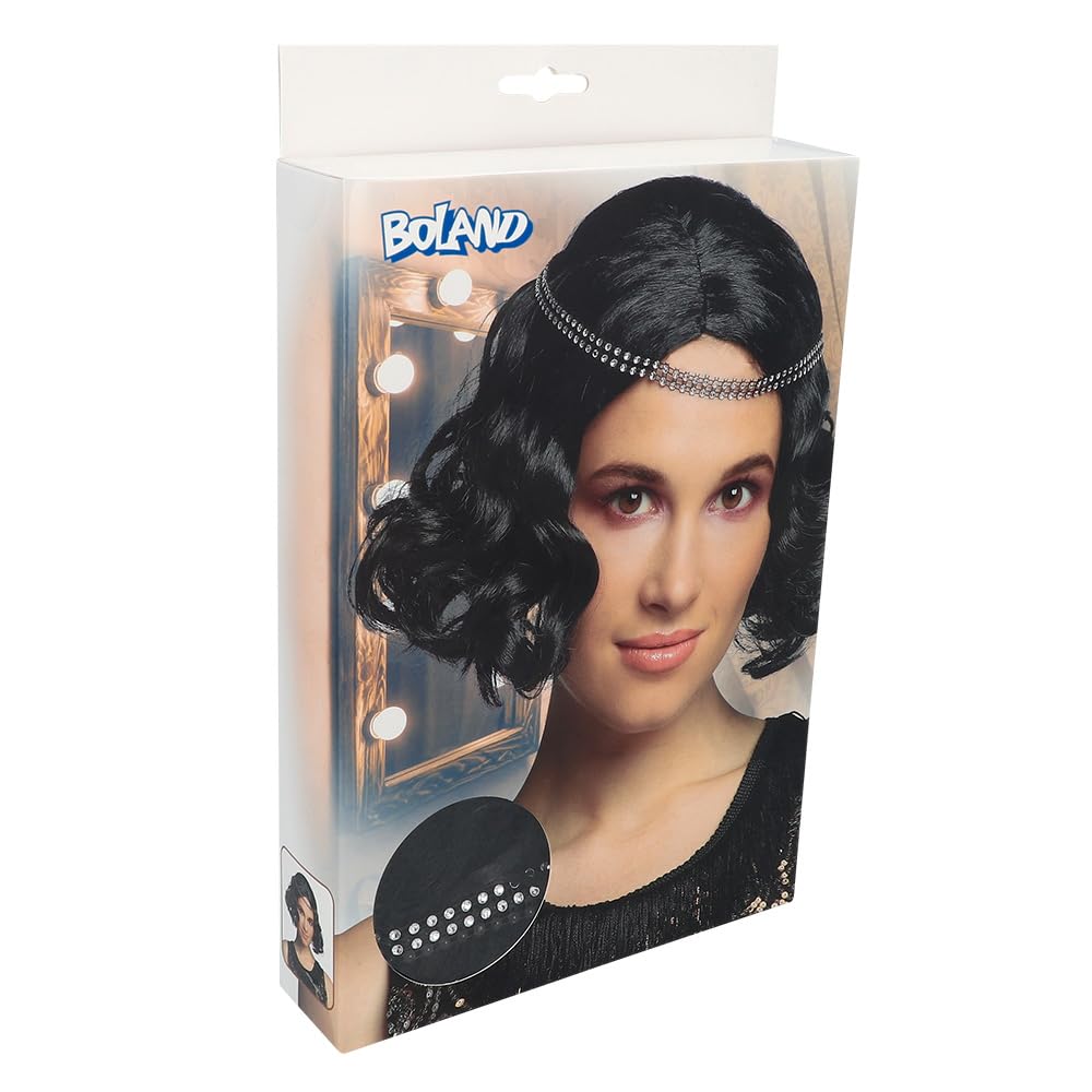 boland-wigs-per-cke-flapper-schwarz-kurz-glitzerband-damen image 3