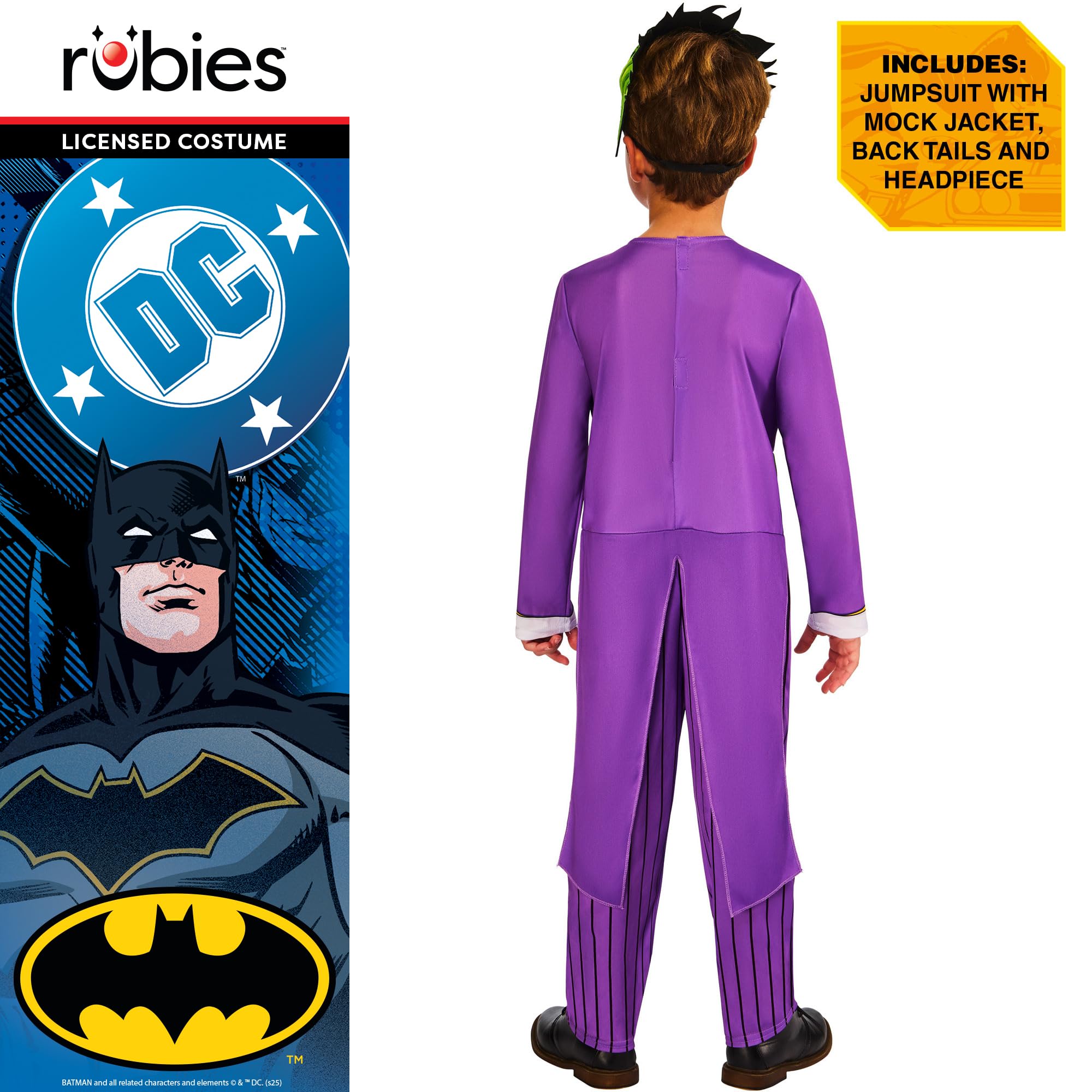 rubie-s-deluxe-joker-kost-m-kinder-5-6-jahre-dc image 2