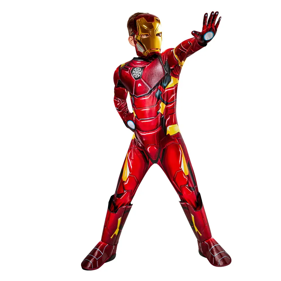rubie-s-deluxe-iron-man-kost-m-kinder-3-4-jahre-marvel image 1