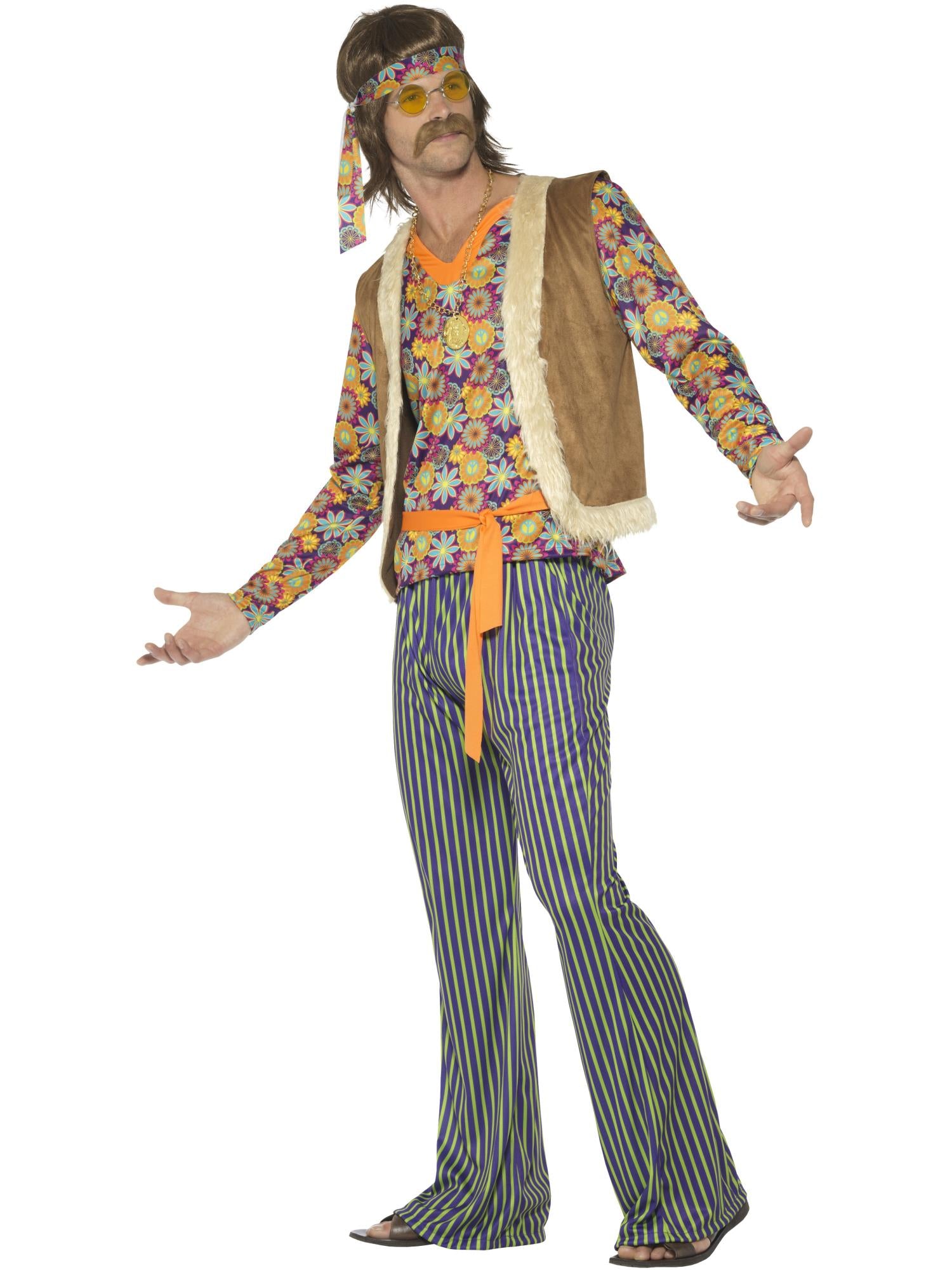 smiffys-fever-60s-s-nger-kost-m-herren-bunt-5-teilig image 3