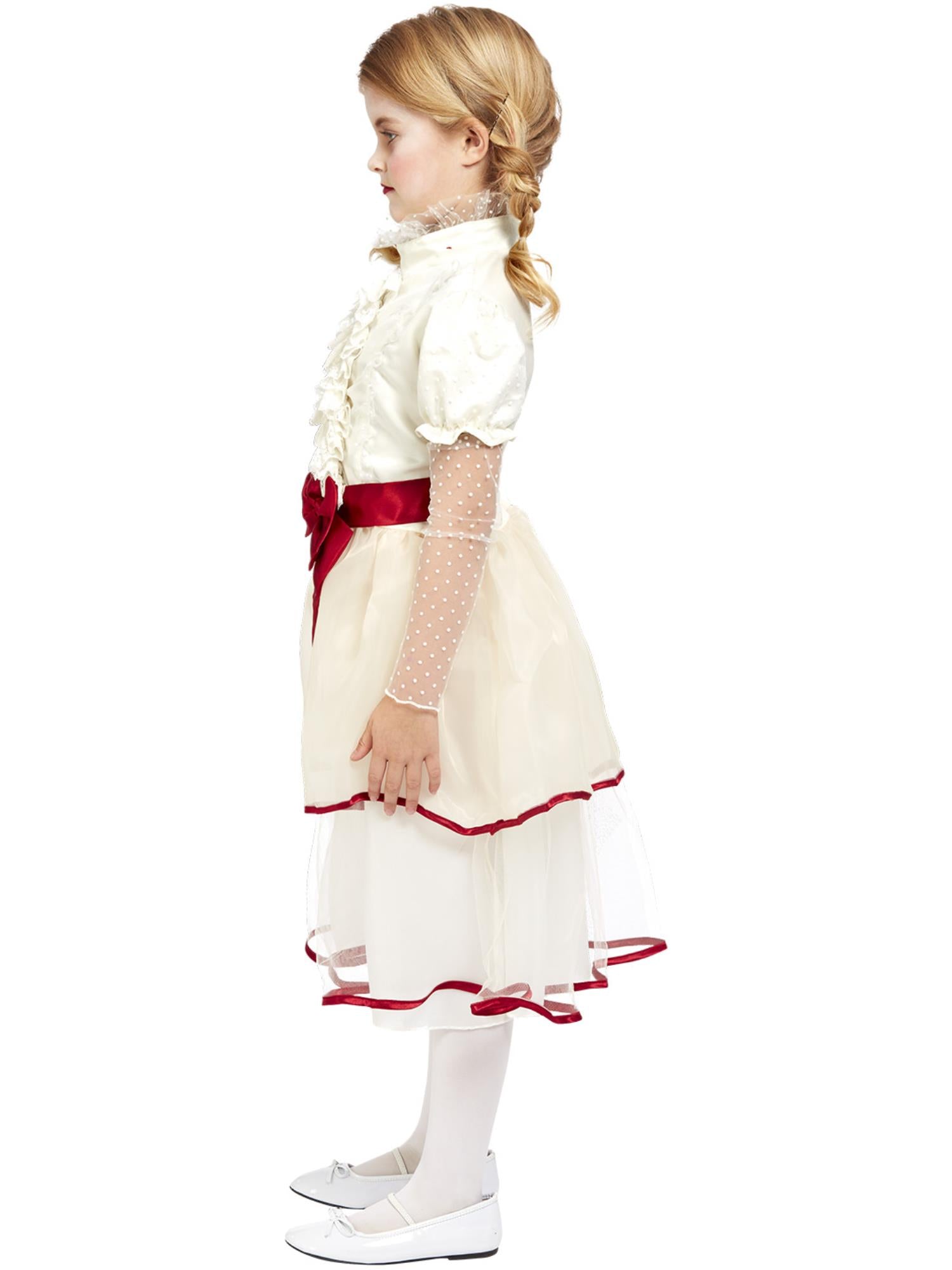 smiffys-fever-porzellanpuppe-kost-m-kleid-creme-m-dchen image 3