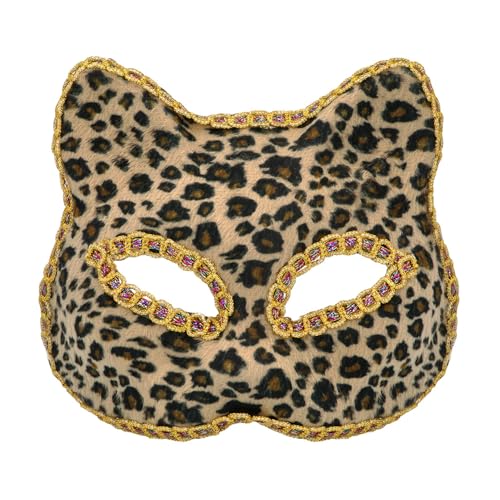 boland-masks-00230-leopard-maske-tiermaske-gold image 5