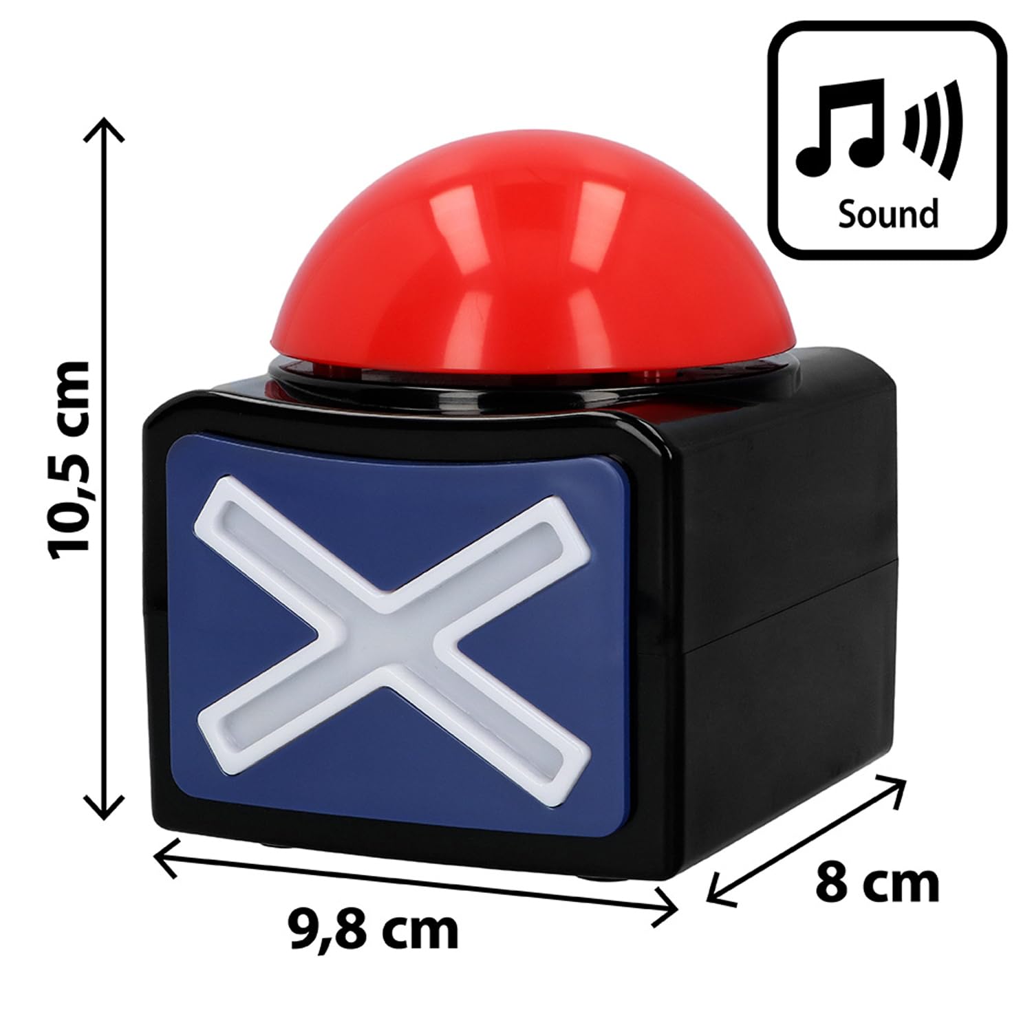 boland-30870-party-buzzer-quiz-druckknopf-mit-sound image 2
