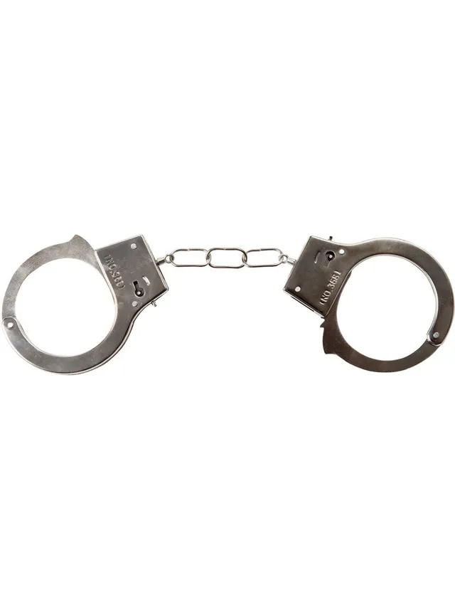 smiffys-fever-handschellen-silber-plastik-mit-schl-ssel image 1