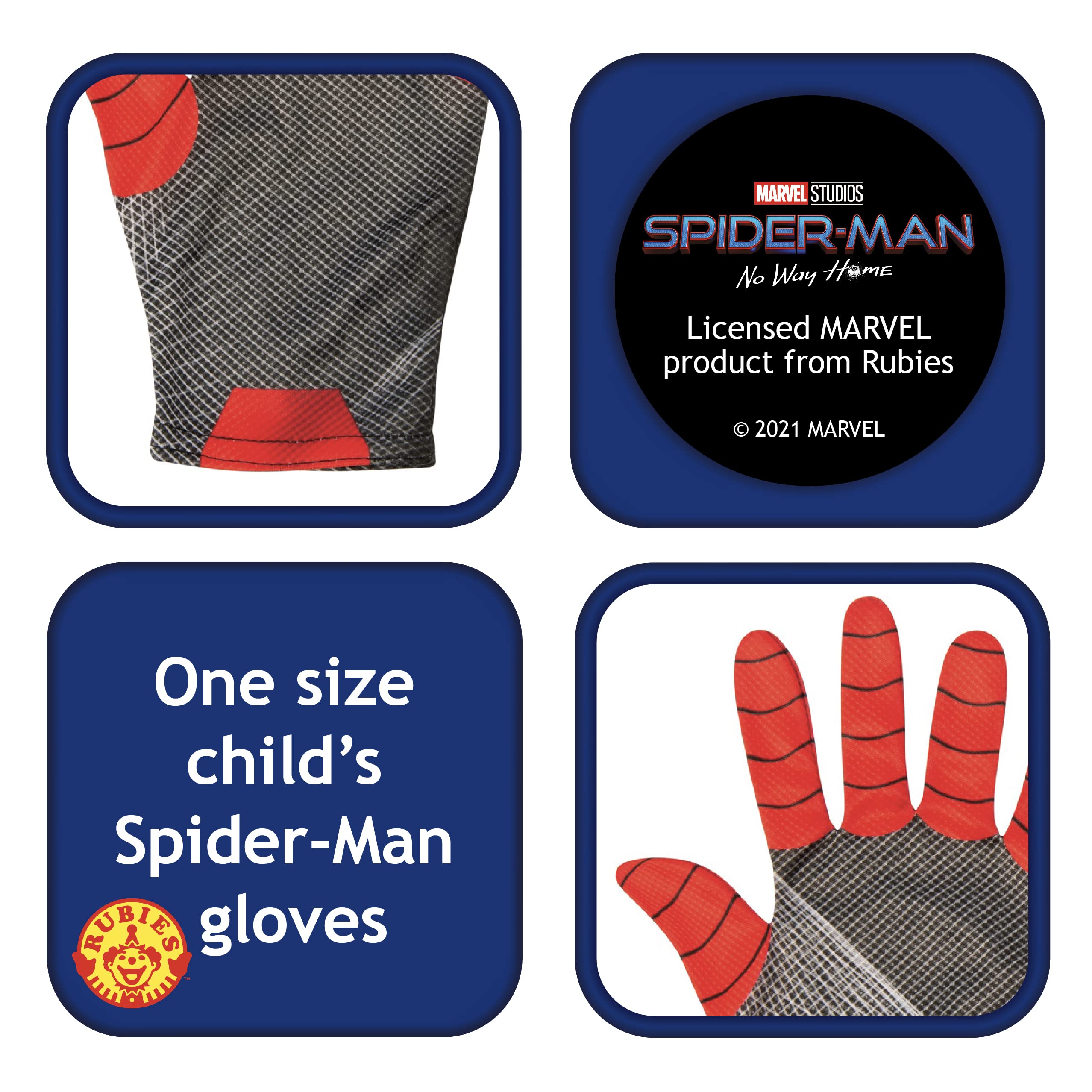 rubie-s-deluxe-spider-man-handschuhe-no-way-home-rot image 3