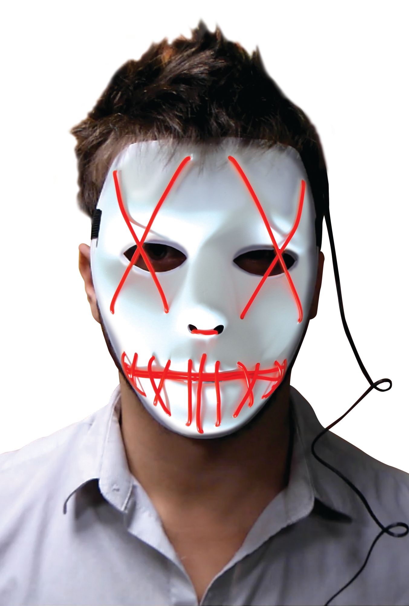 rubies-psycho-maske-rot-leuchtend-led-mit-5-modi image 1