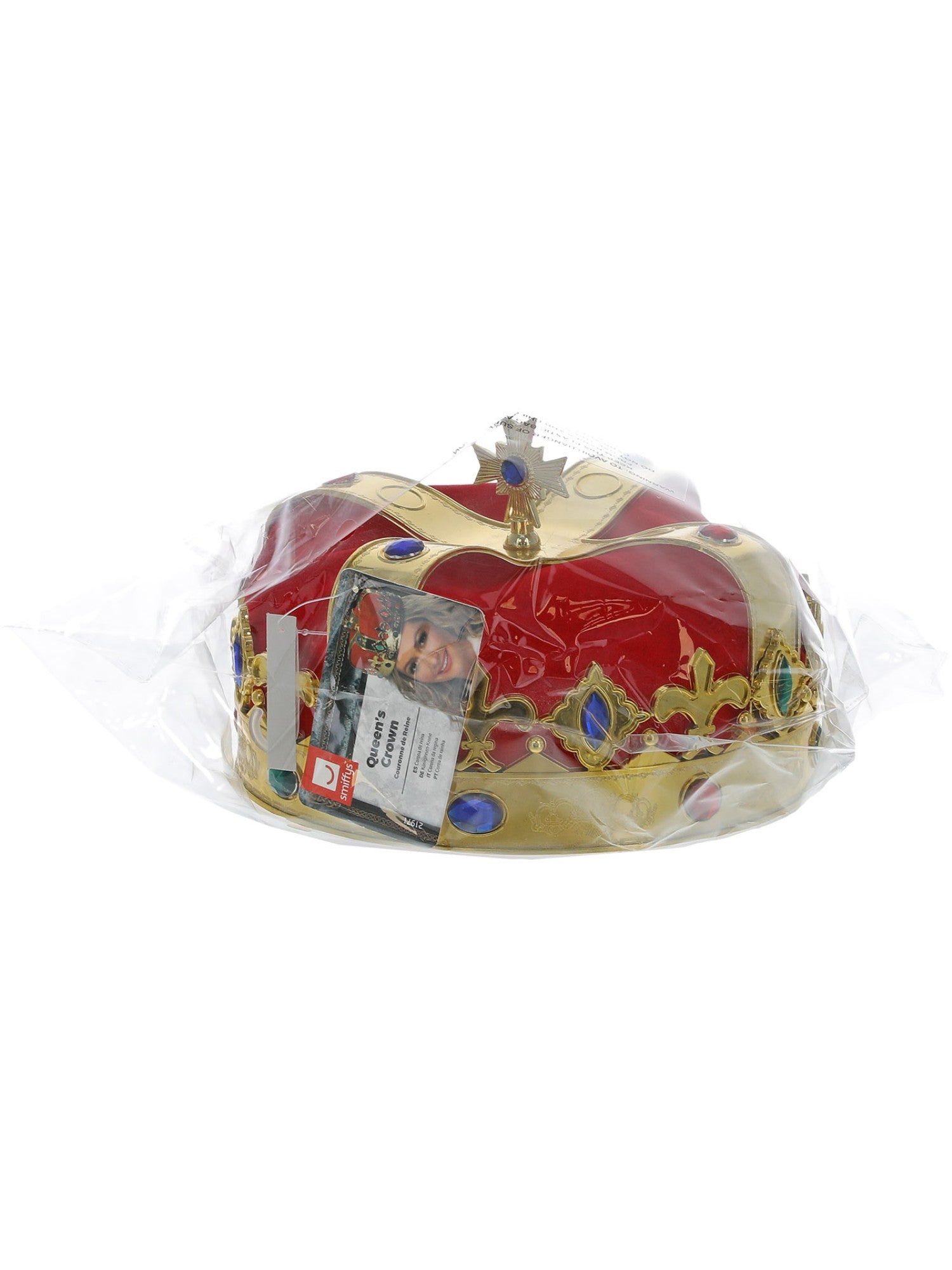 smiffys-fever-k-niginnenkrone-rot-gold-damen-einheitsgr image 2