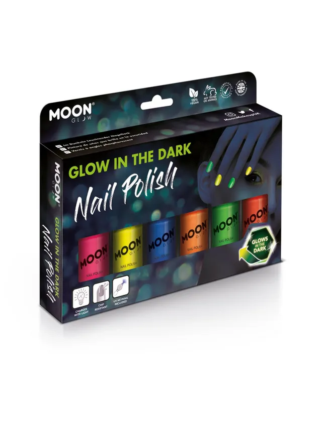 moon-glow-nagellack-set-6x14ml-glow-in-the-dark-lack image 1