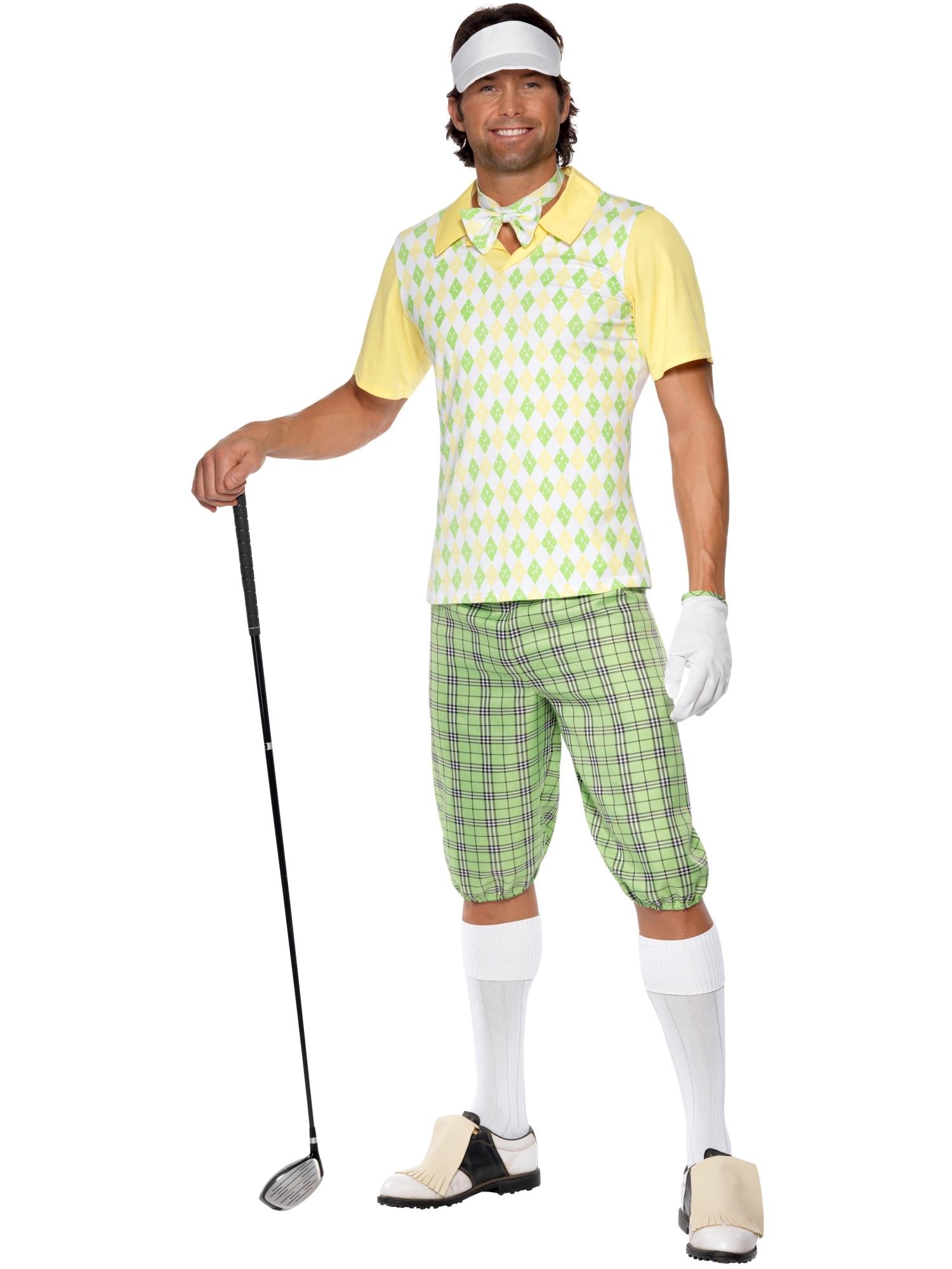 smiffys-fever-gone-golfing-kost-m-gr-n-golfer-herren-l image 4
