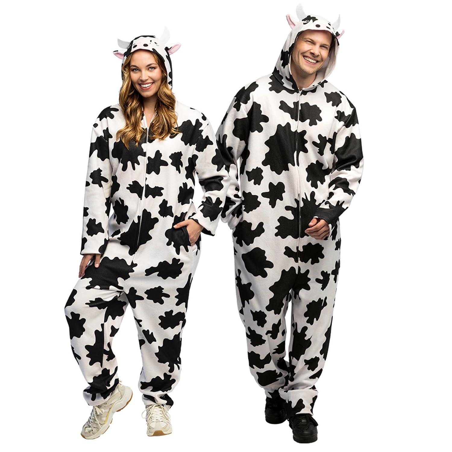 boland-kuh-kost-m-unisex-1-75m-overall-kapuze-schwarz-wei image 1