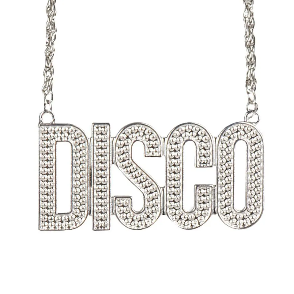 boland-disco-necklace-kette-silber-60-cm-70er-party image 1