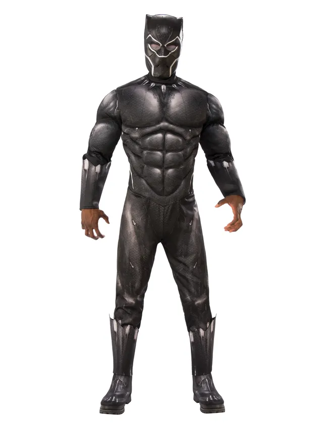 rubies-black-panther-endgame-kost-m-schwarz-mit-maske image 1