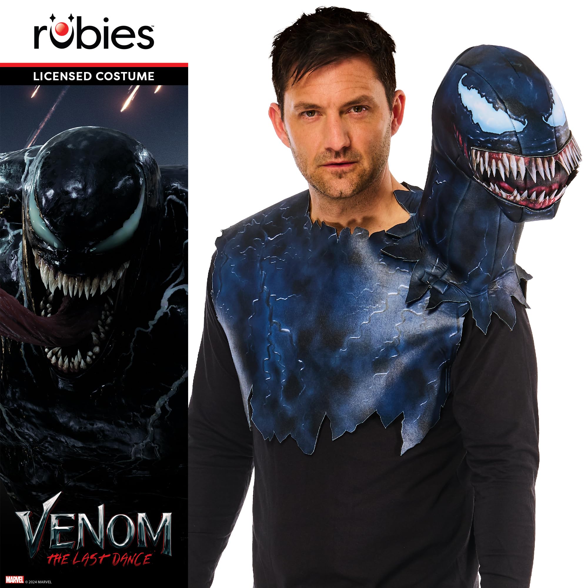rubie-s-deluxe-venom-symbiote-herrenkost-m-one-size-marvel image 5