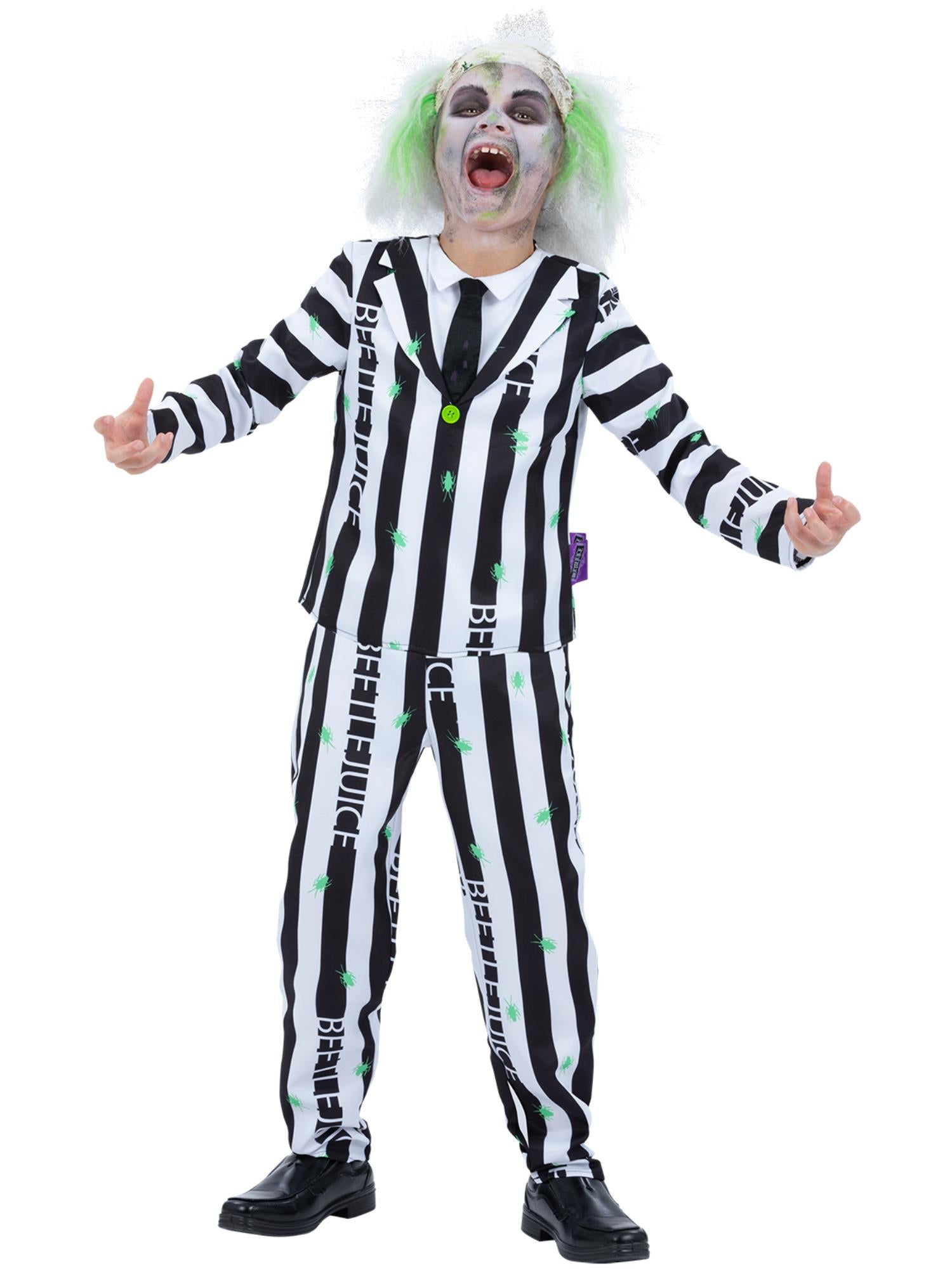 smiffys-fever-beetlejuice-kinderkost-m-gestreift image 4