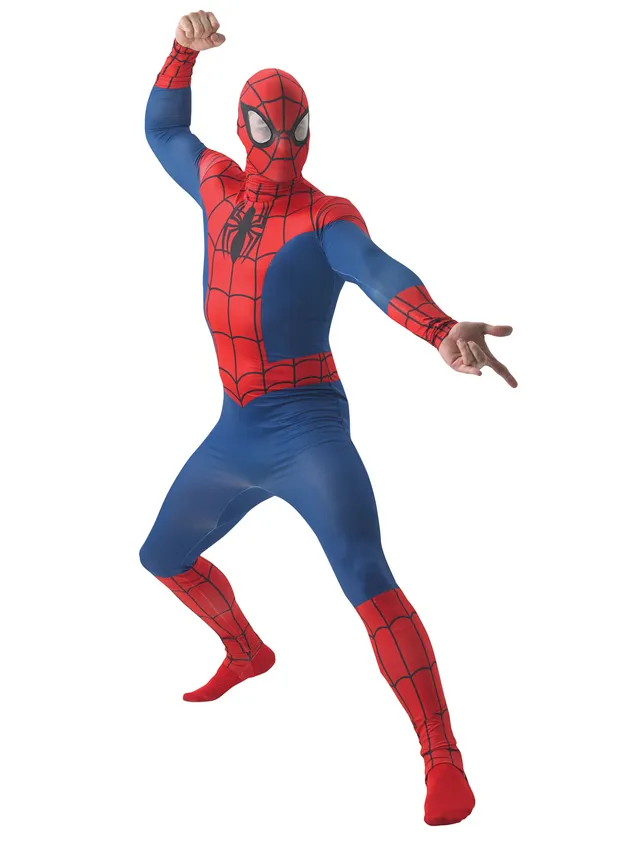 rubies-spider-man-kost-m-erwachsene-klassik-blau-rot image 1