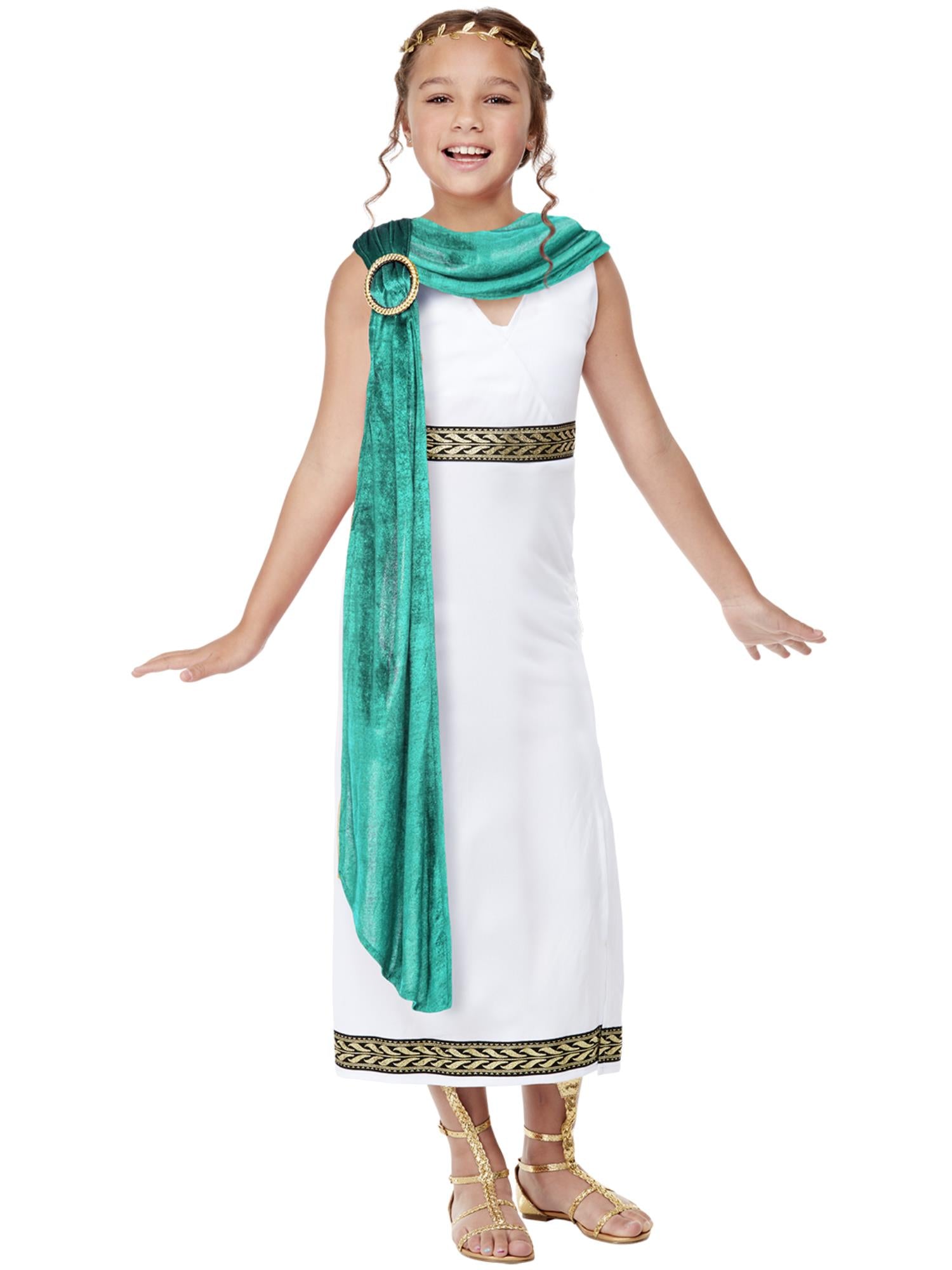 smiffys-fever-r-mer-toga-kost-m-m-dchen-7-9-mit-stirnband image 2