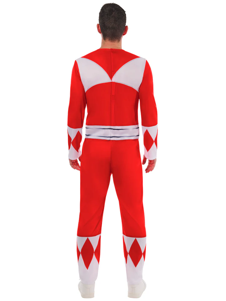 rubies-power-ranger-kost-m-erwachsene-rot-overall image 2