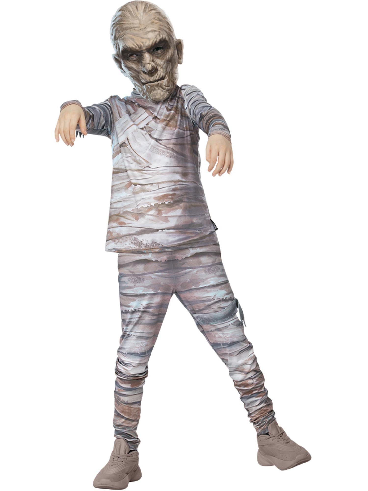 smiffys-fever-mumien-kost-m-kinder-mit-eva-maske image 1