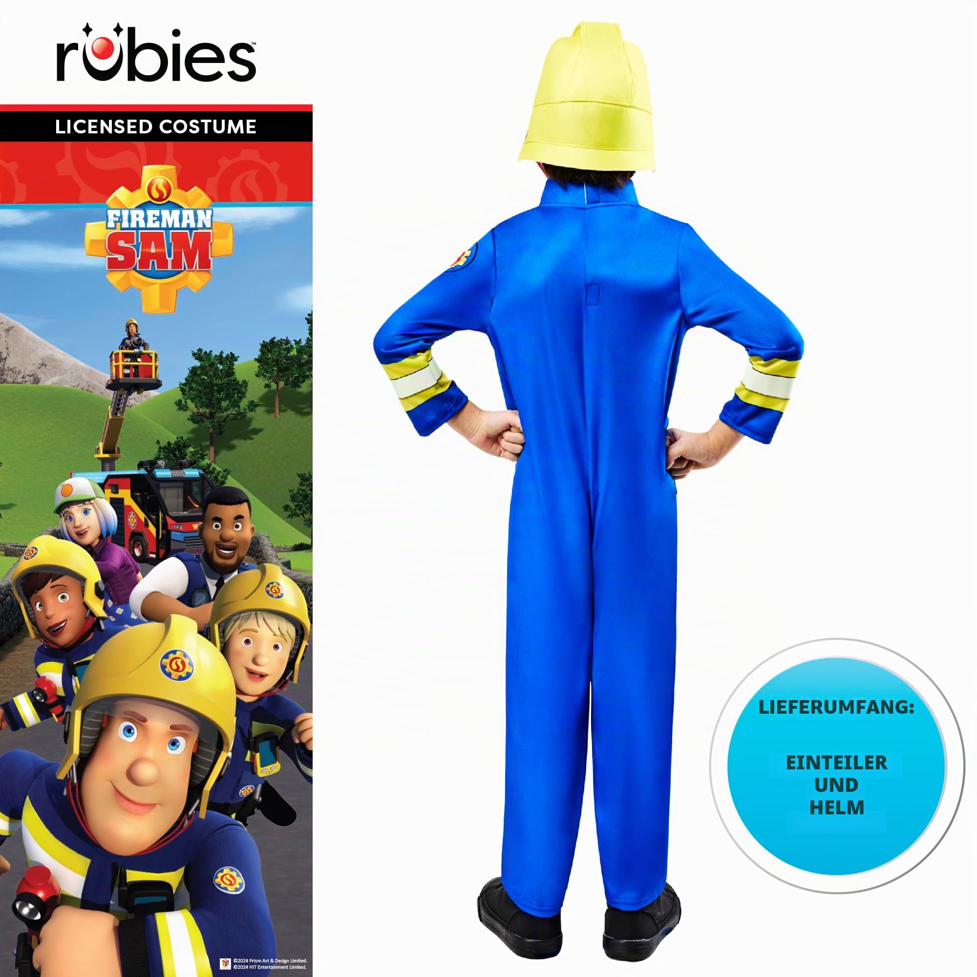 rubie-s-deluxe-feuerwehrmann-sam-kost-m-kinder-3-4-jahre image 2
