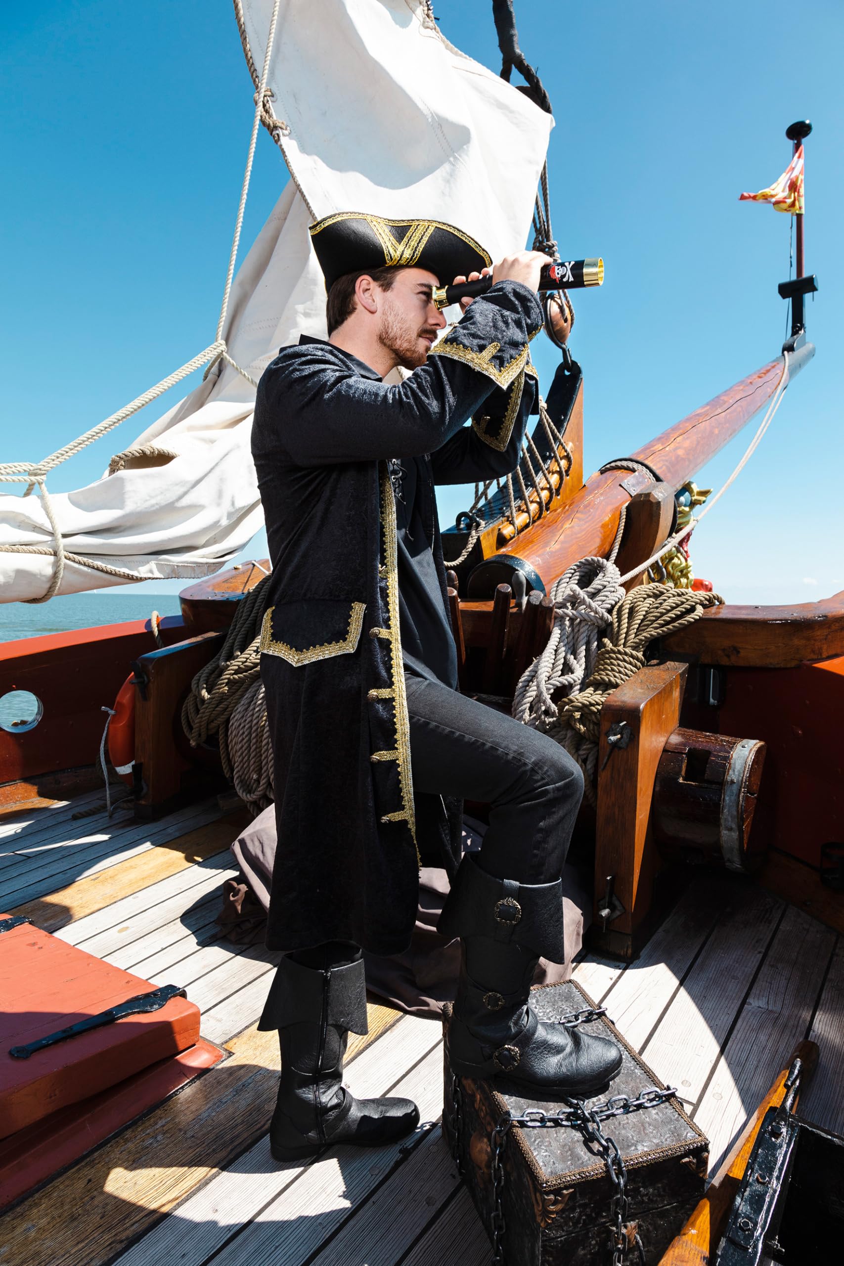 boland-piraten-hut-dreispitz-gold-erwachsene-seer-uber-kapit-n image 4
