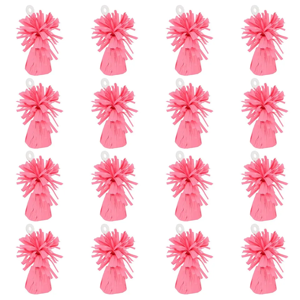 boland-decorations-ballongewichte-rosa-16-st-ck-metallic image 1
