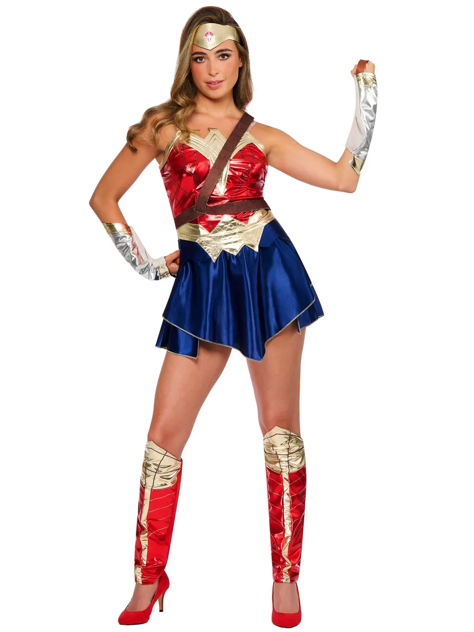 rubie-s-deluxe-wonder-woman-kost-m-damen-gr-s image 1
