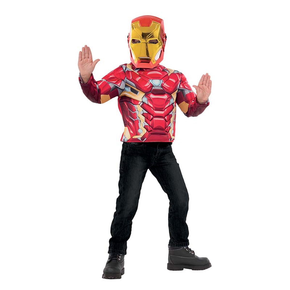 rubie-s-deluxe-iron-man-kost-m-kinder-5-8-jahre-mit-maske image 1