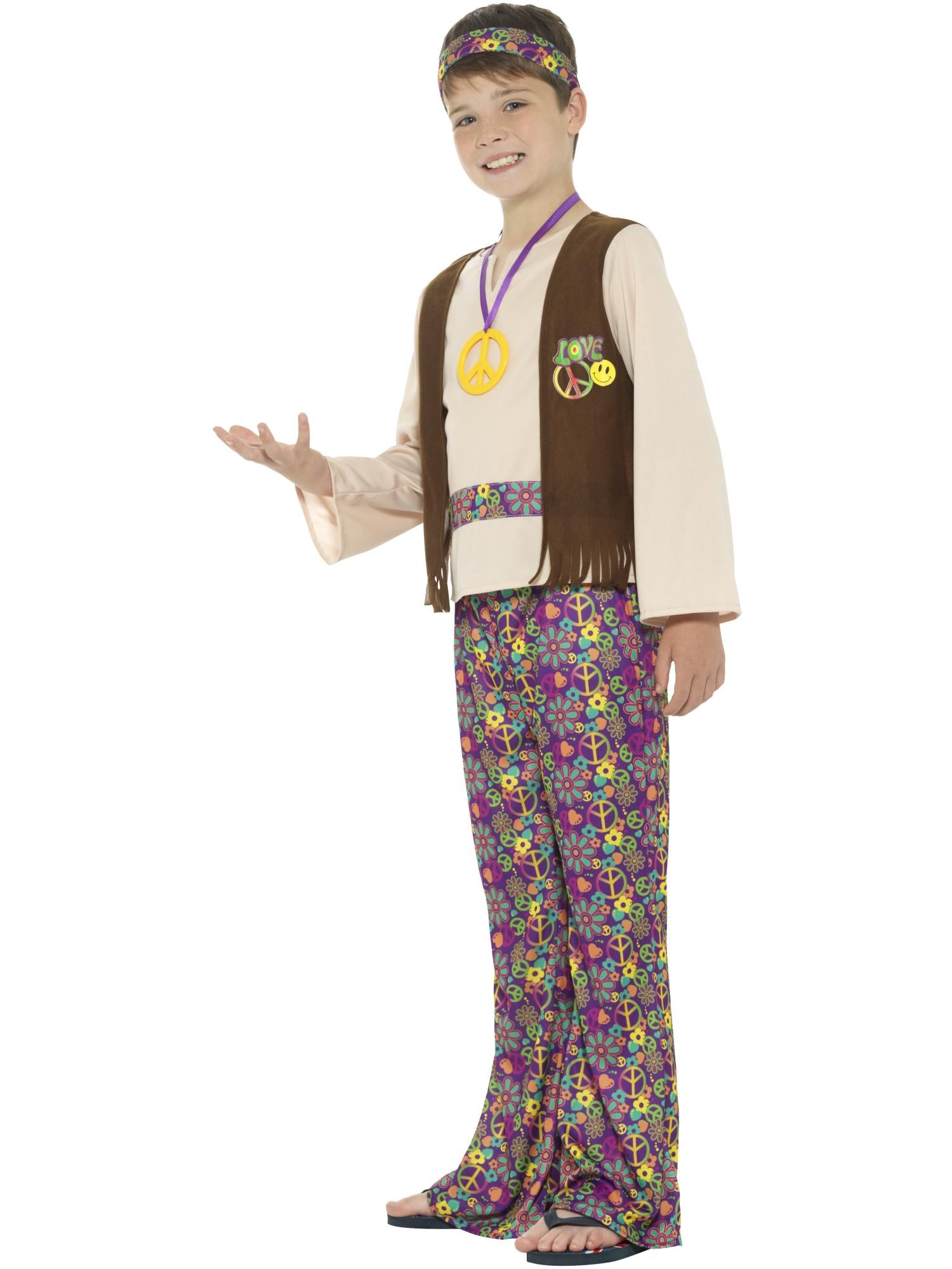 smiffys-hippie-jungen-kost-m-bunt-m-7-9-jahre image 3