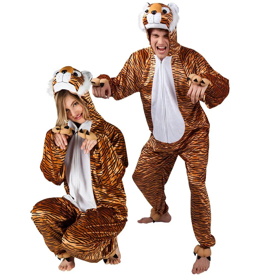 boland-tiger-kost-m-erwachsene-braun-overall-180-cm image 1