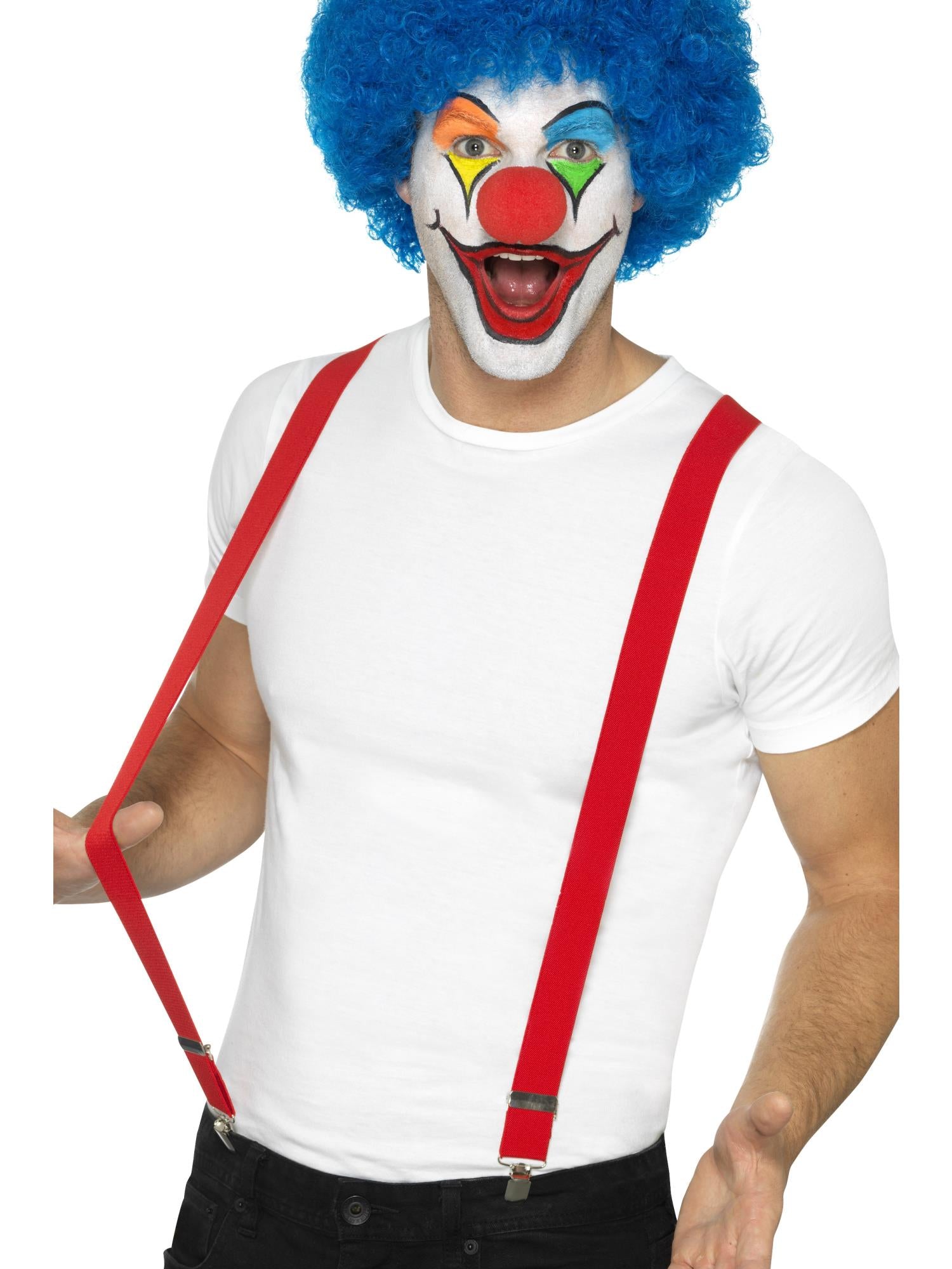smiffys-fever-clown-hosentr-ger-rot-mit-clips-unisex image 2