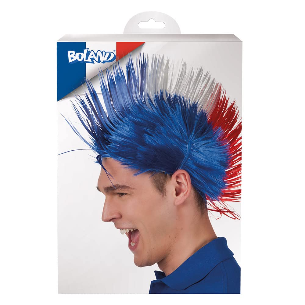 boland-62024-per-cke-frankreich-irokese-fan-blau-wei-rot image 2