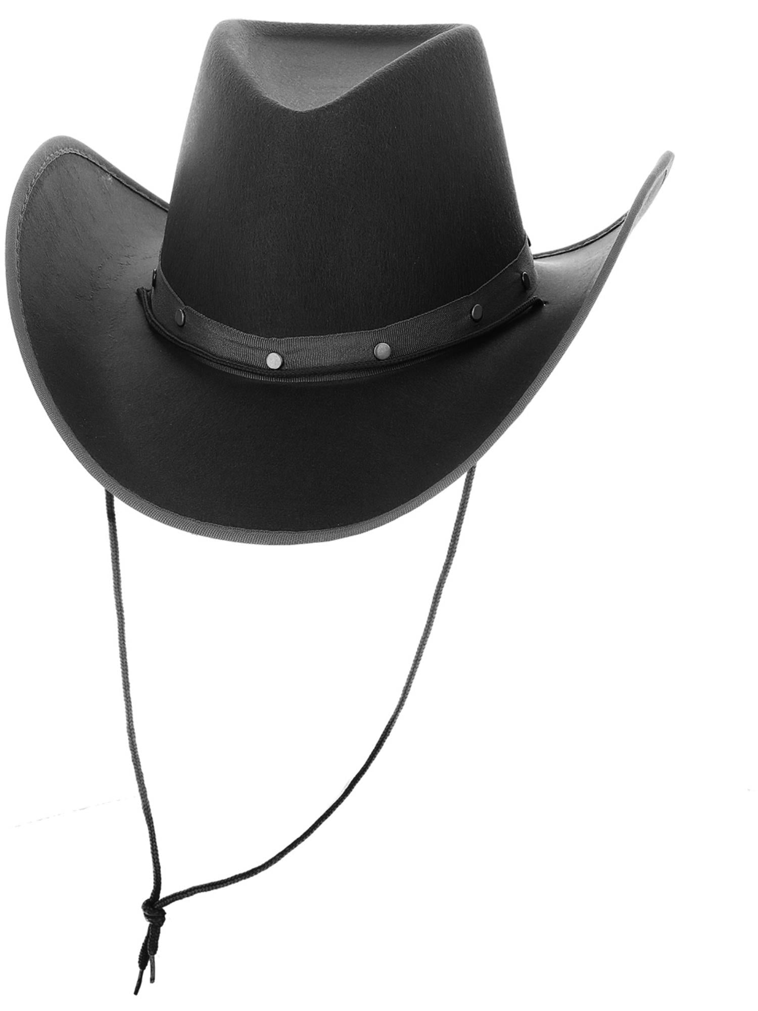 smiffys-fever-cowboyhut-filz-schwarz-mit-kordel image 2