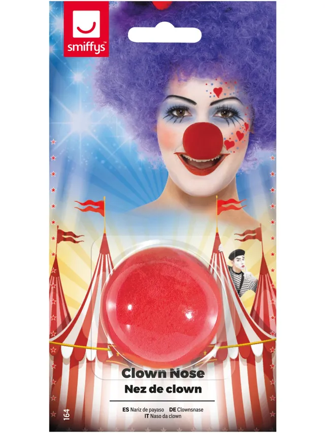 smiffys-fever-clown-nase-rot-schaumstoff image 1