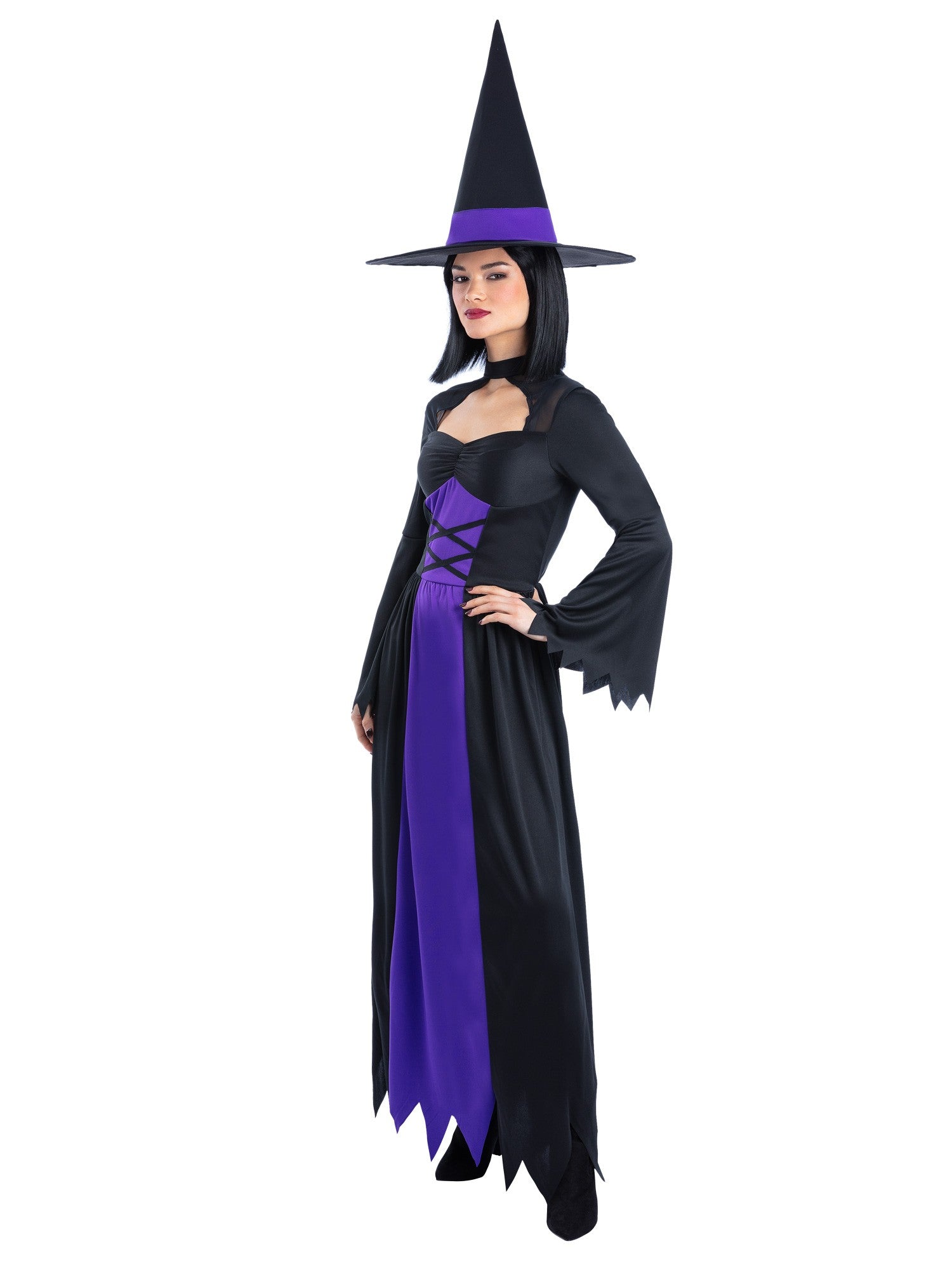 smiffys-fever-bewitched-hexenkost-m-damen-m-lila image 3