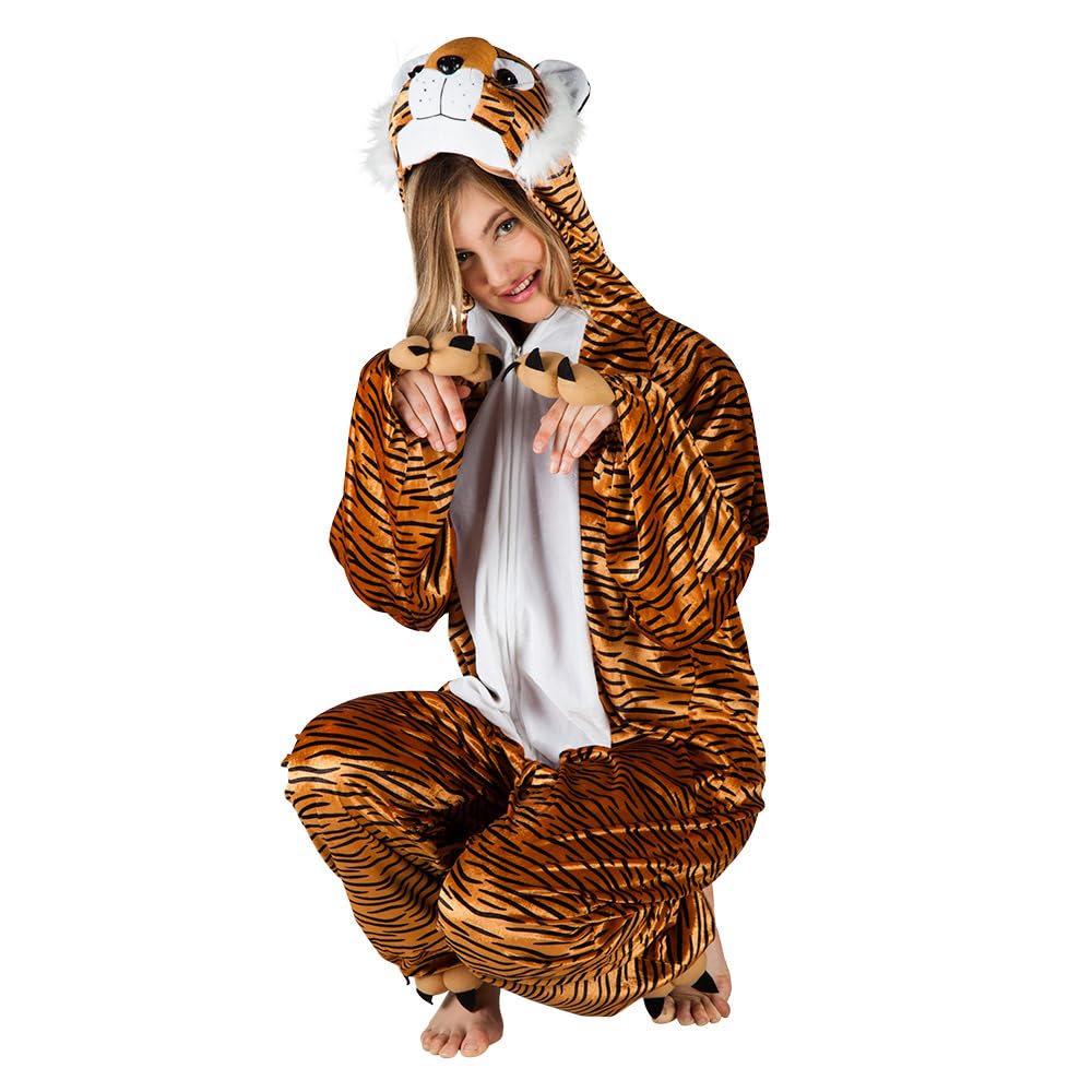 boland-tiger-kost-m-erwachsene-braun-overall-180-cm image 2