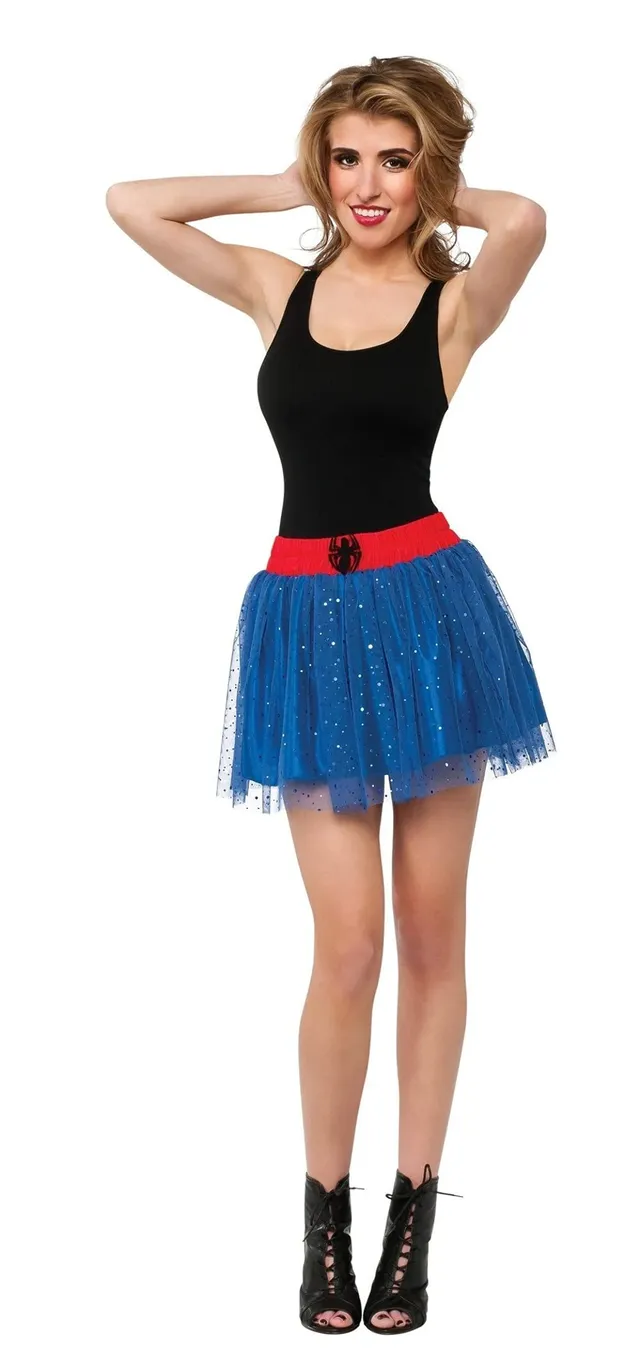 rubie-s-deluxe-marvel-spiderman-fancy-rock-kost-m-damen image 1