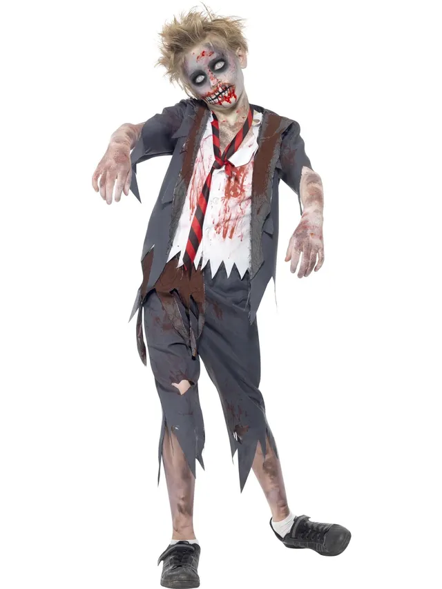 smiffys-zombie-sch-ler-kost-m-jungen-m-grau-7-9-j image 1