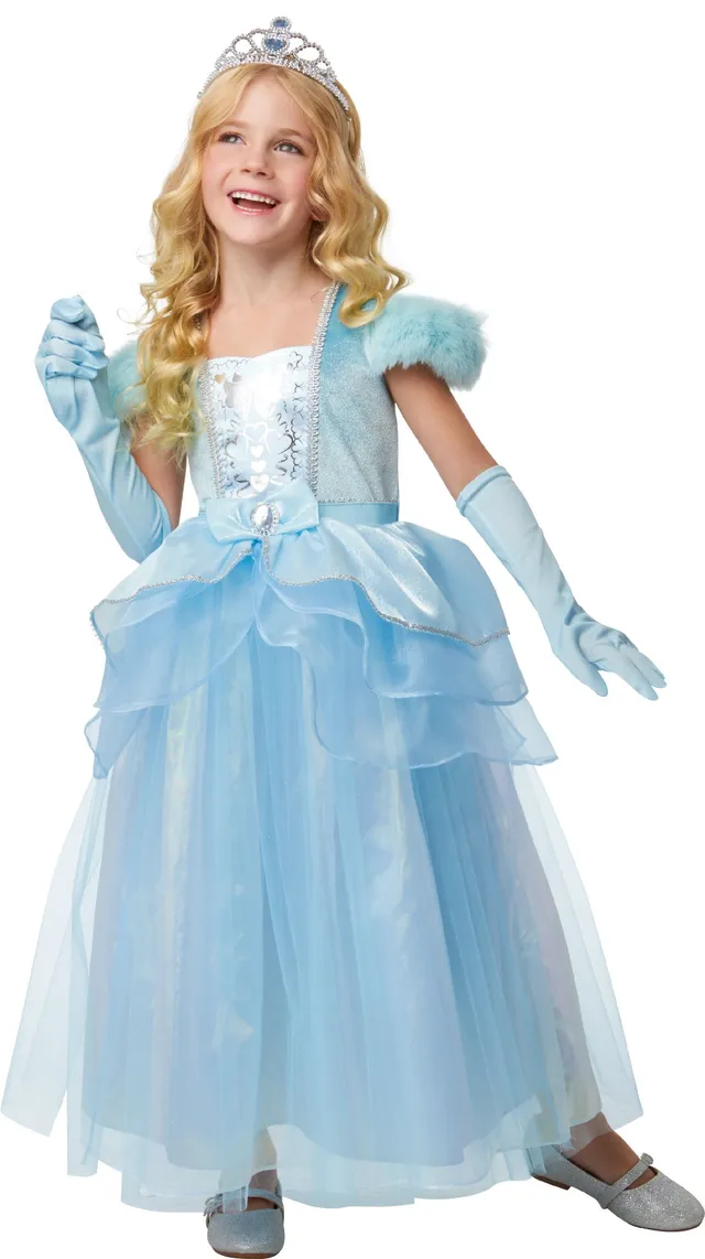 rubies-blaue-prinzessin-kost-m-luxus-t-ll-mit-tiare image 1