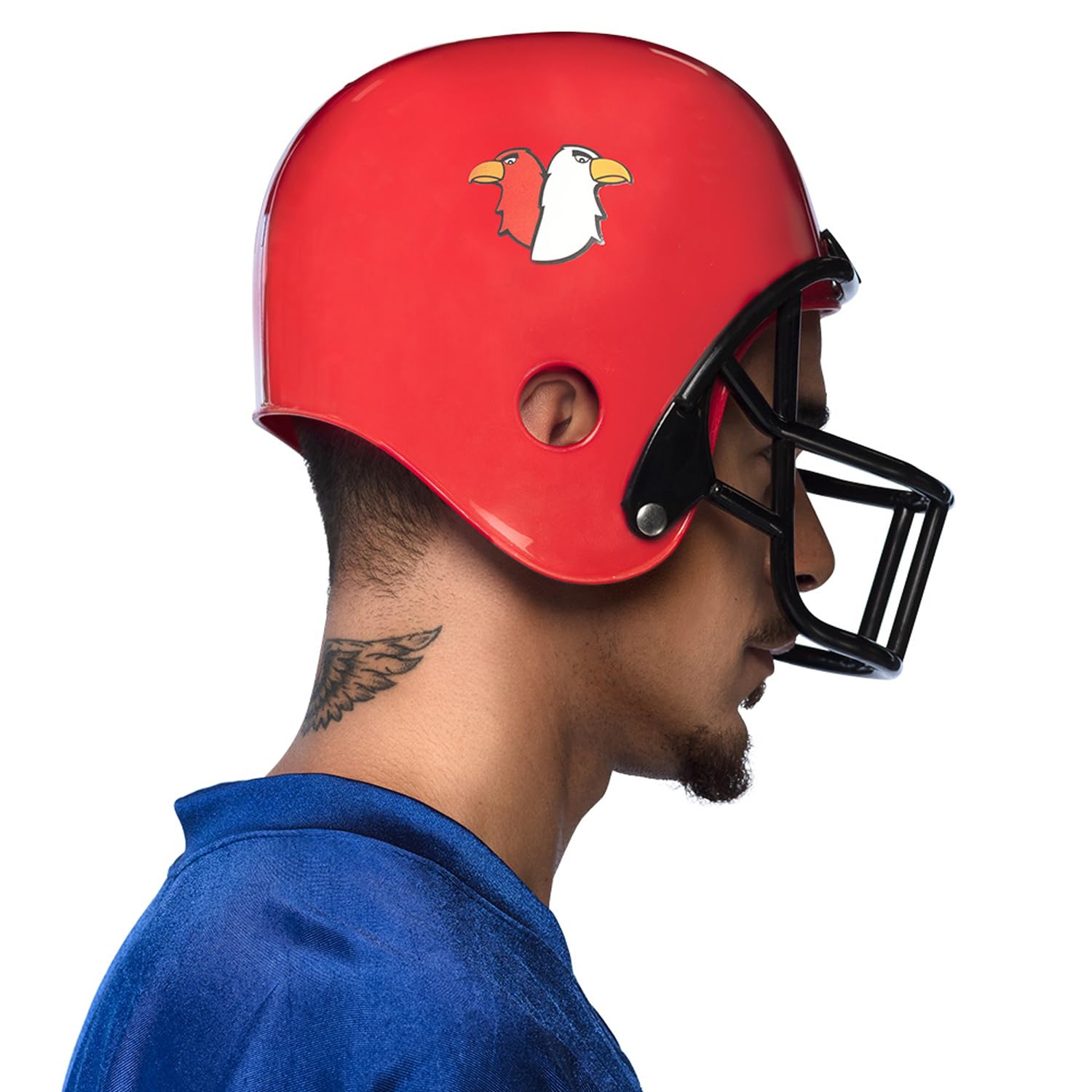 boland-01444-american-football-helm-rot-kopfbedeckung image 3