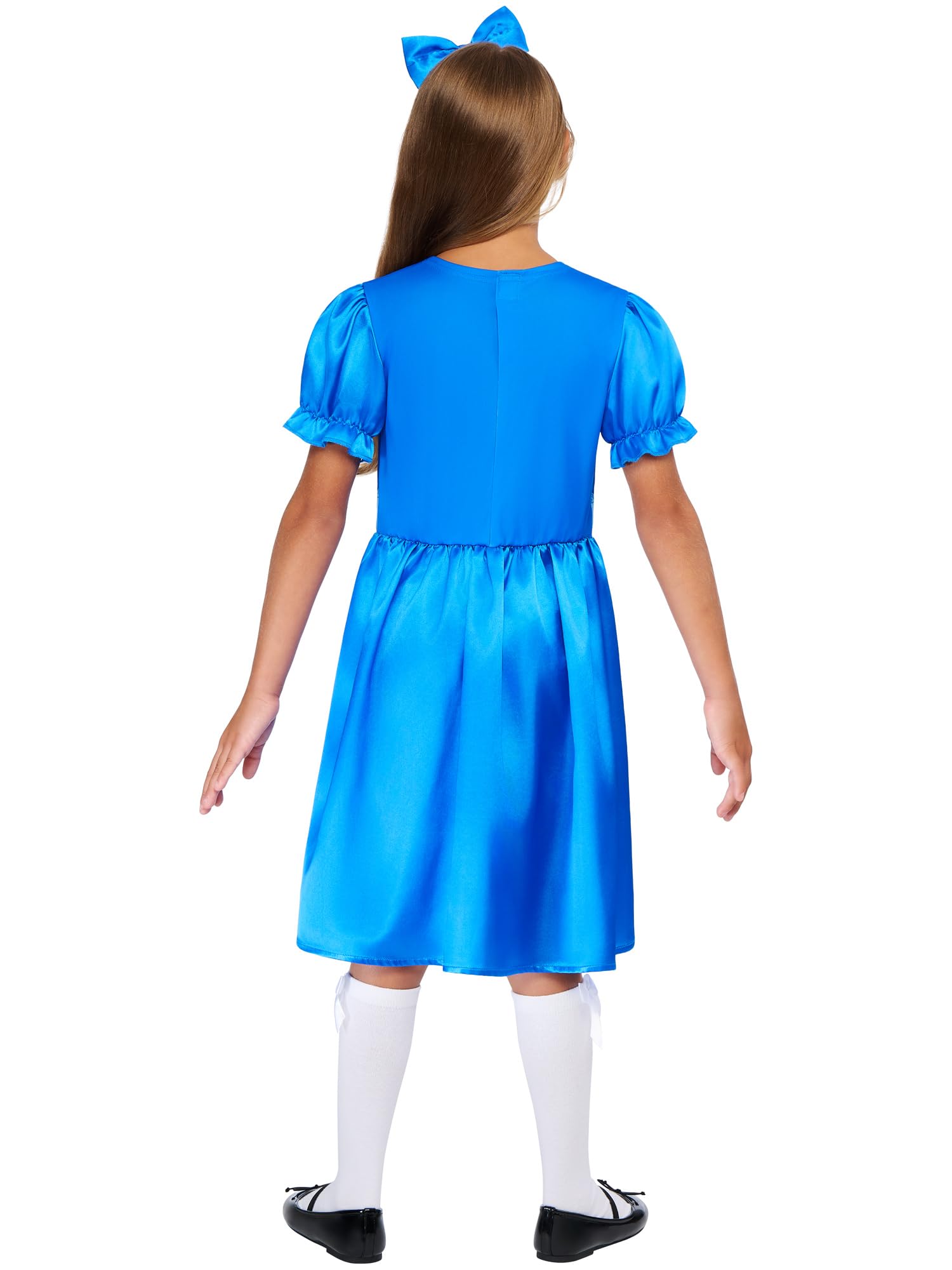 rubie-s-deluxe-matilda-kinderkost-m-7-8-jahre-kleid-blau image 2