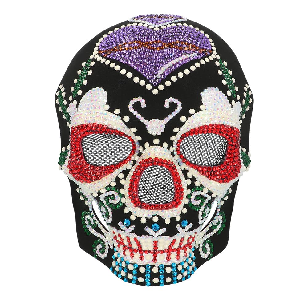 boland-masks-day-of-the-dead-maske-strass-totenkopf image 1