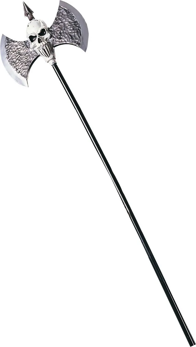 rubies-luxus-axt-kost-mwaffe-plastik-120-cm-doppelschneide image 1