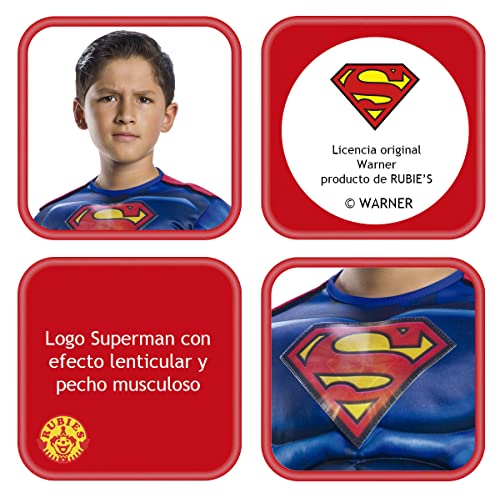 rubie-s-deluxe-superman-black-line-kost-m-kinder-8-9-jahre image 5
