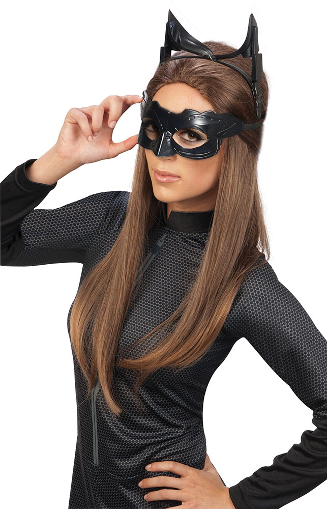 rubies-catwoman-luxe-brille-schwarze-kunststoff-maskenbrille image 2