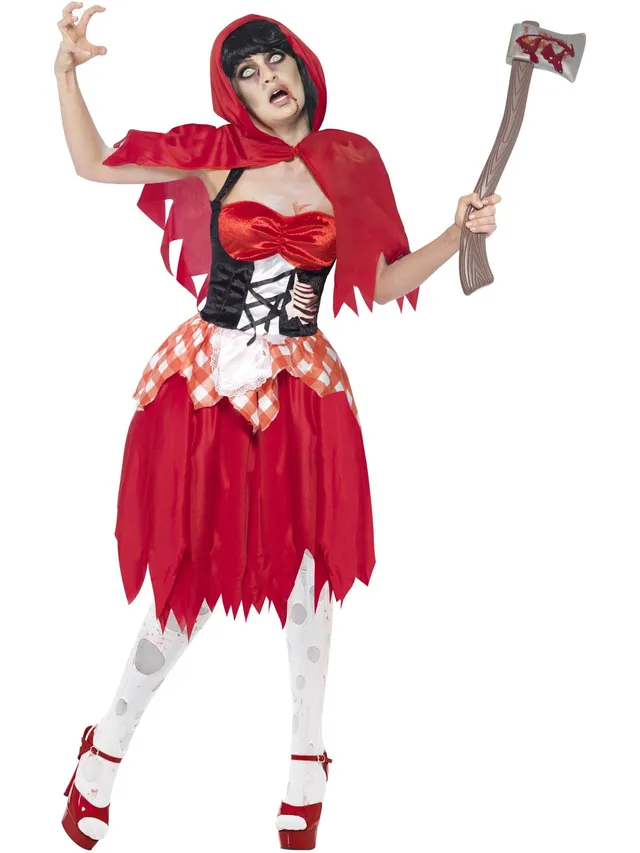 smiffys-fever-zombie-rotk-ppchen-kost-m-rot-damen image 1