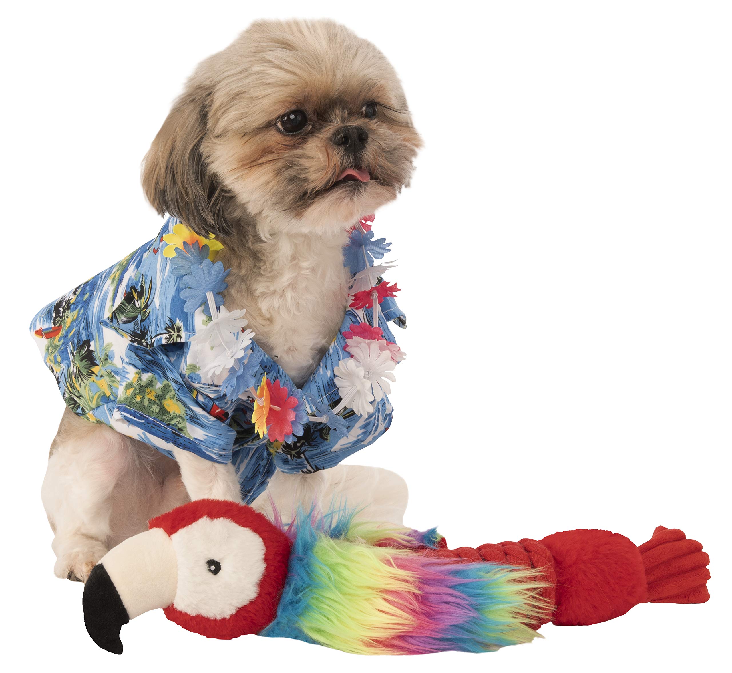rubie-s-deluxe-hundekost-m-hawaii-hemd-lei-x-large-haustier image 3