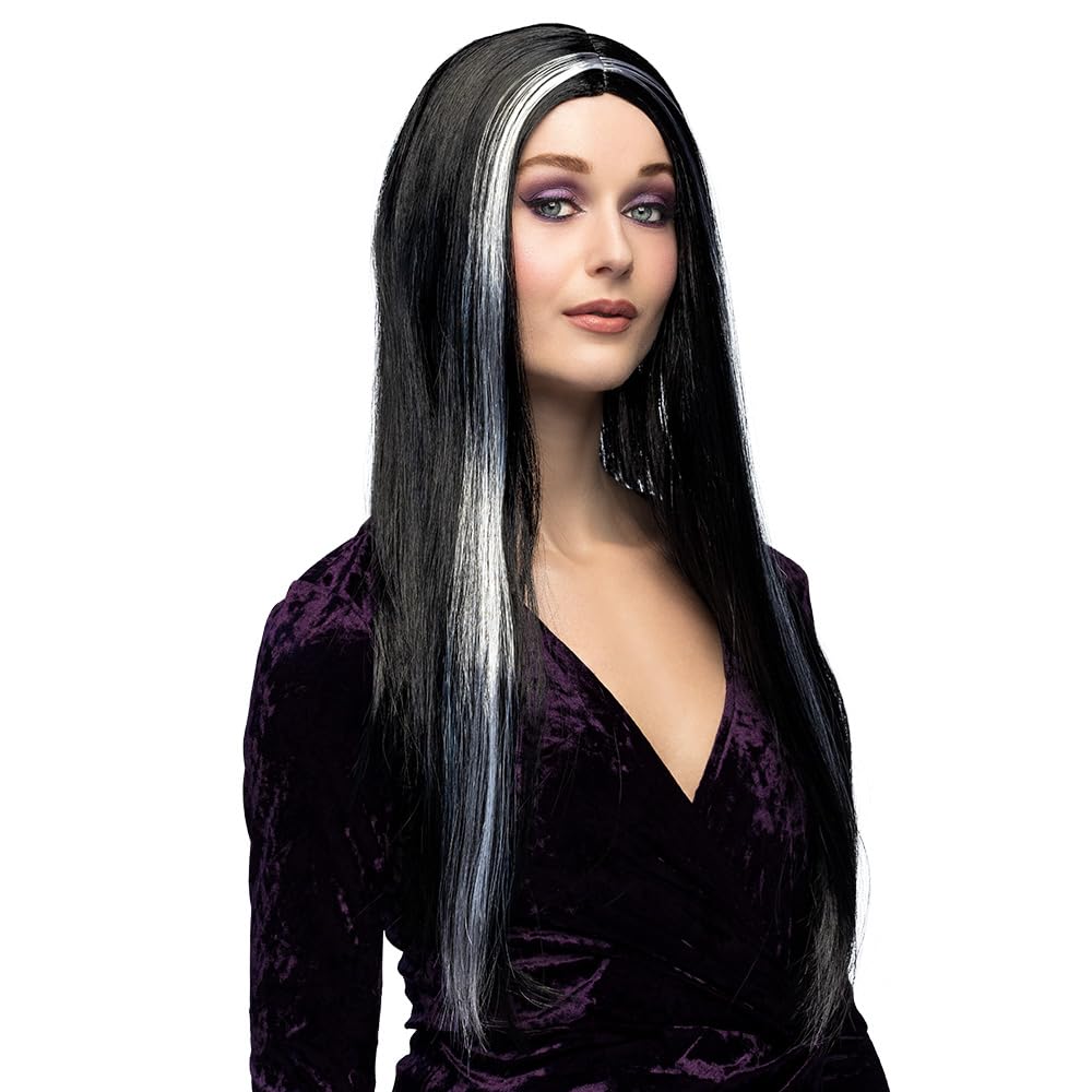 boland-wigs-hexenper-cke-schwarz-wei-lang-erwachsene image 1