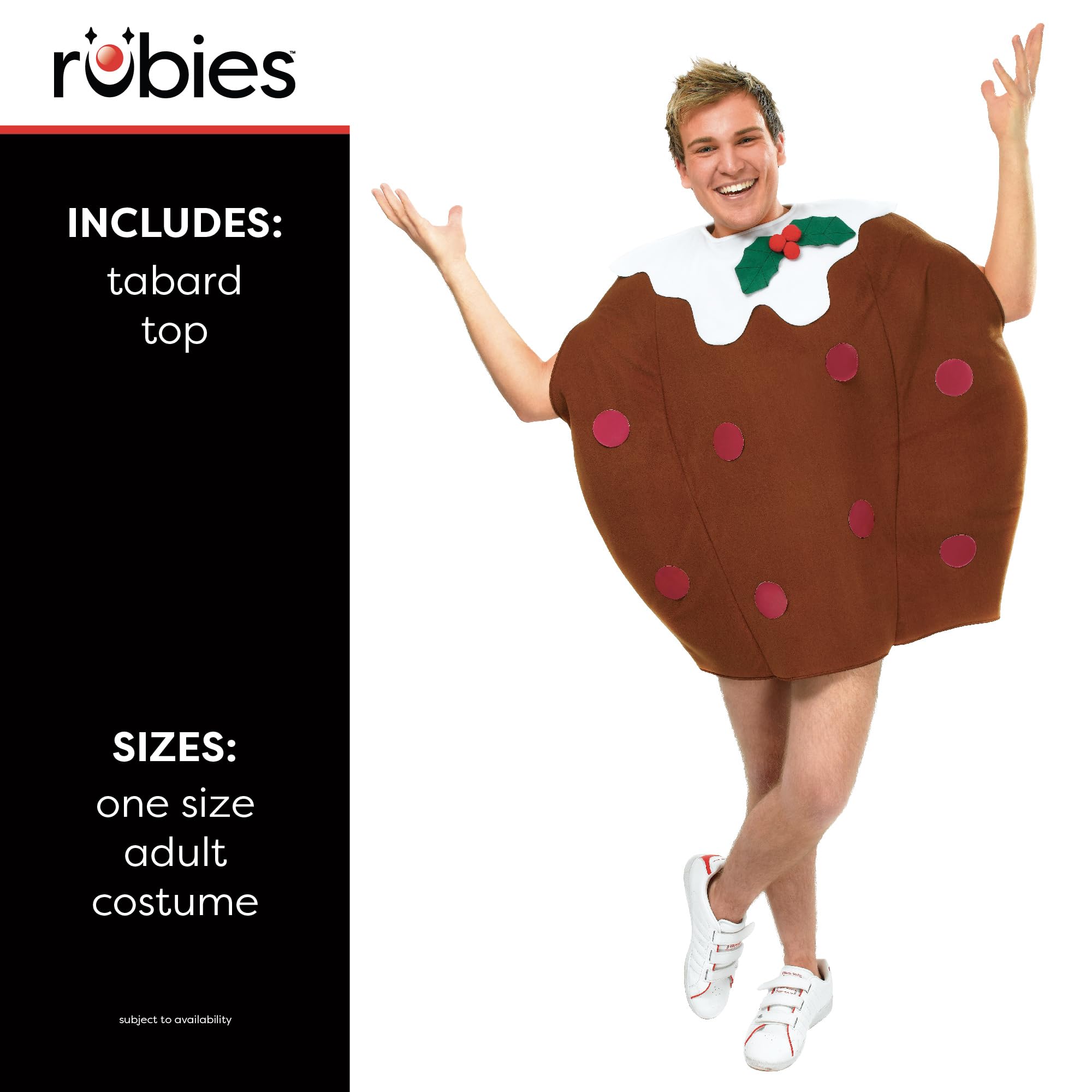 rubie-s-deluxe-weihnachtspudding-kost-m-ac905-braun-einteiler image 2