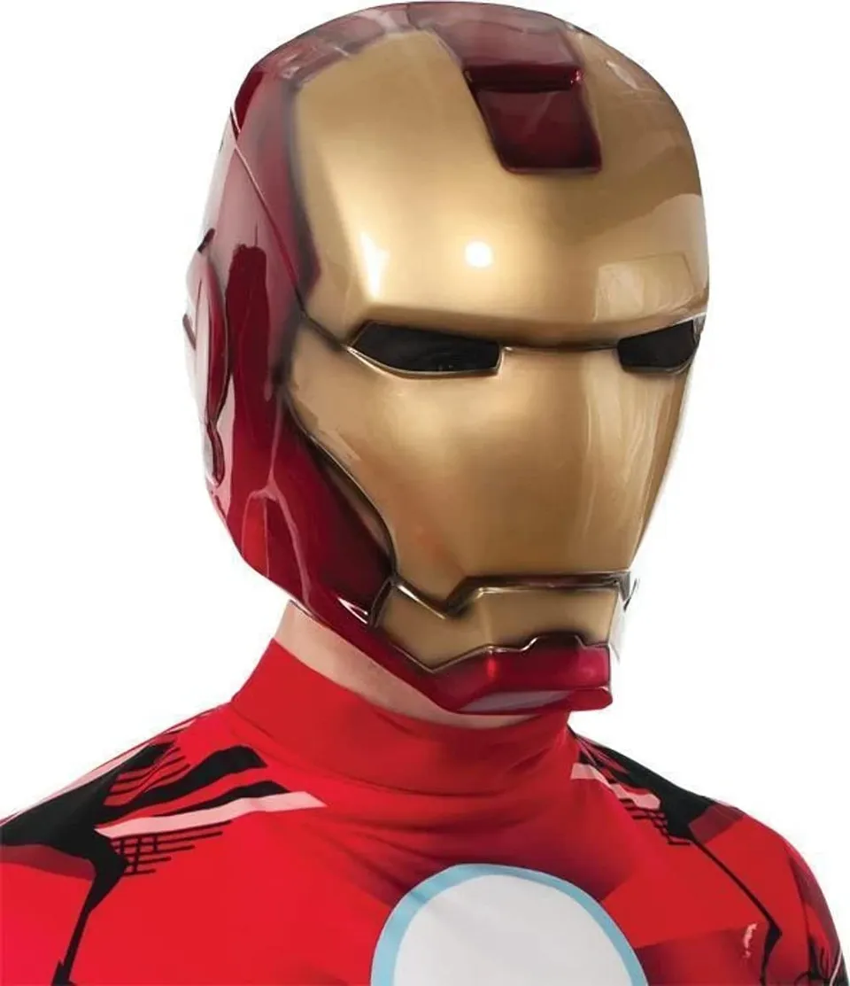 rubie-s-deluxe-iron-man-maske-erwachsene-marvel-kost-m image 1