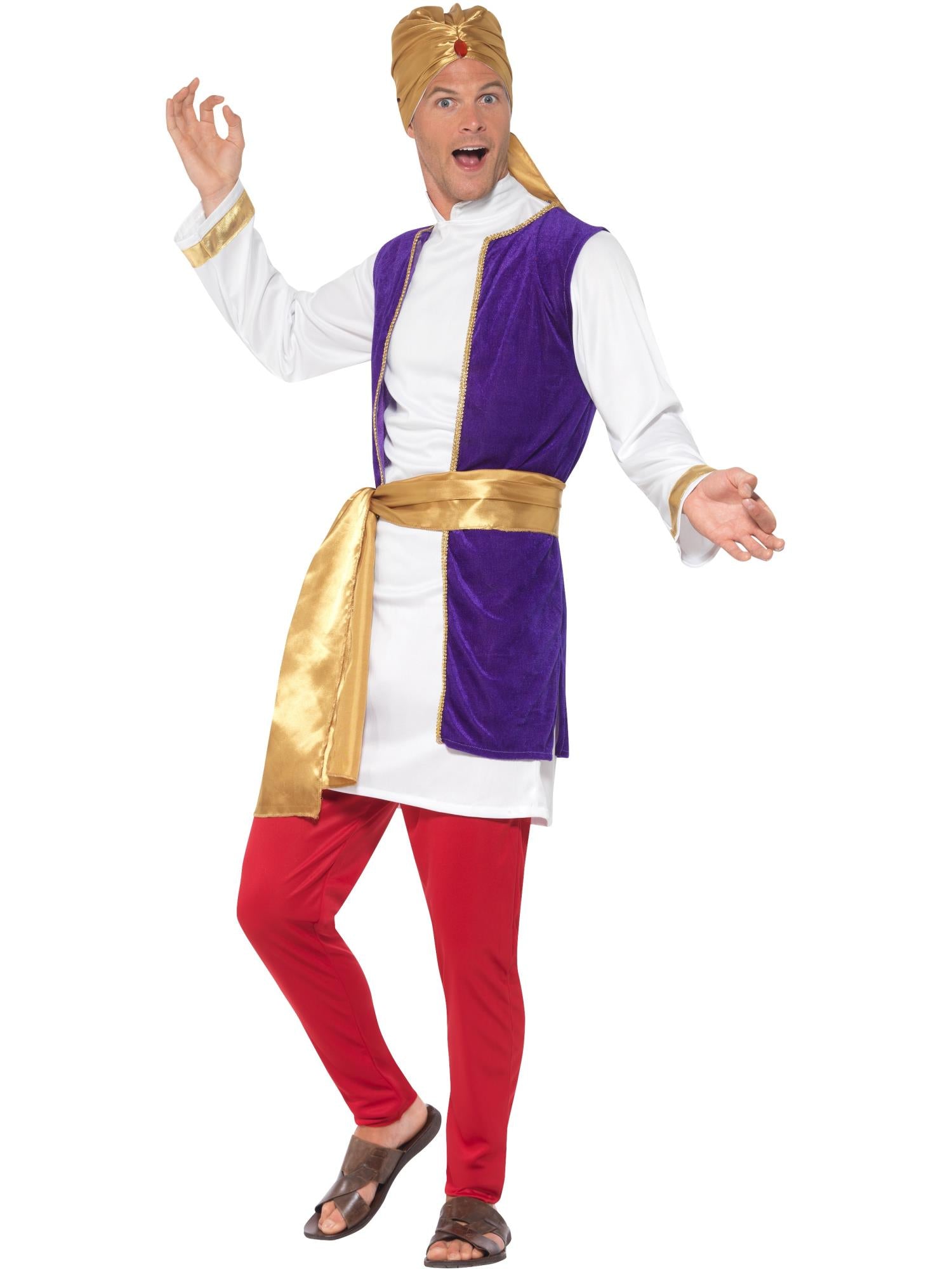 smiffys-fever-arabian-prince-kost-m-5-tlg-herren-lila-rot image 4